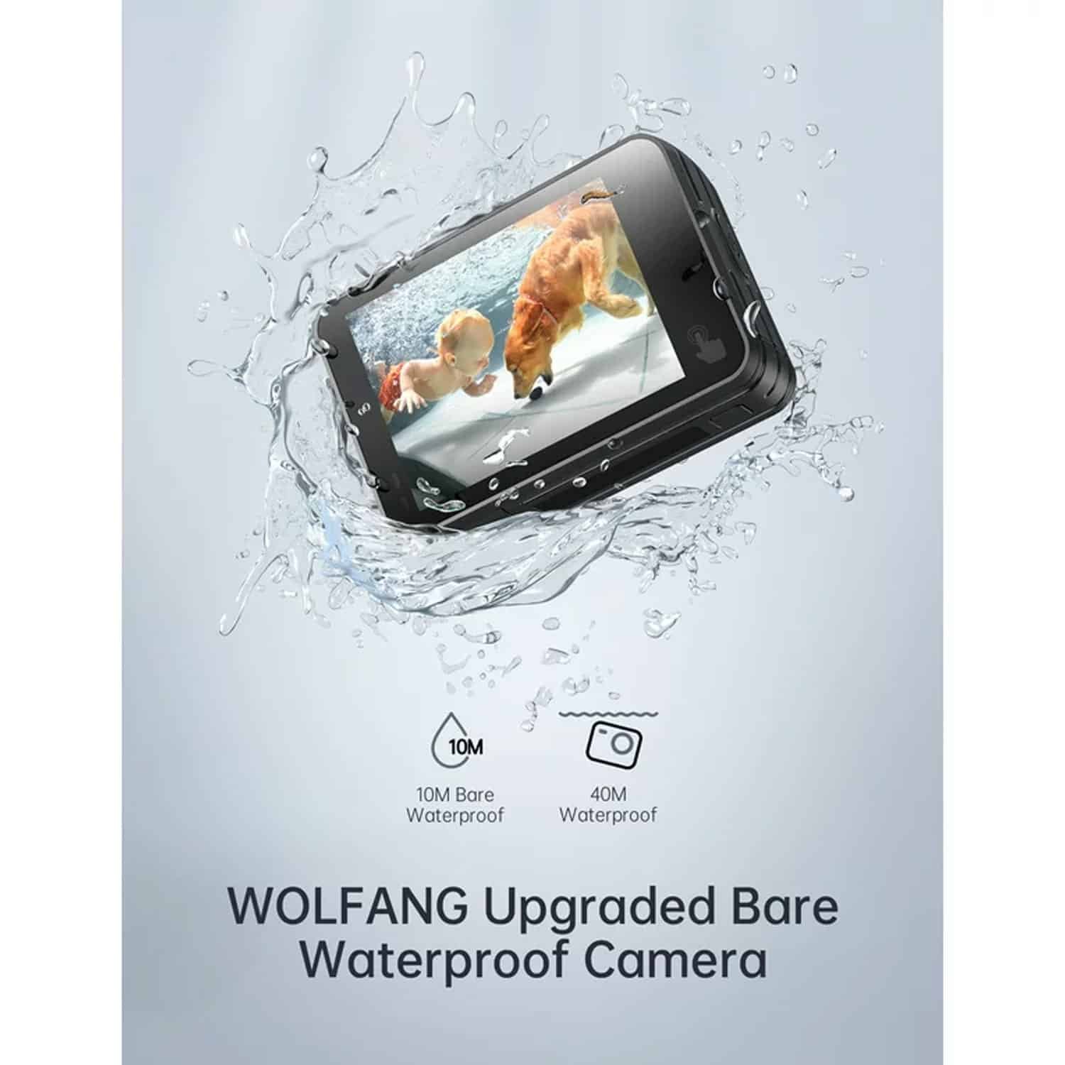 WOLFANG GA420 Action Camera 4K 60FPS 24MP - Image 4