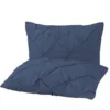8 PCS COTTON DIAMOND DESIGN DUVET COVERS SET BLUE - Image 2