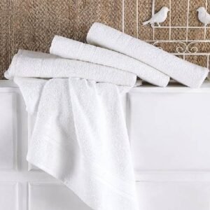 BATH TOWEL 27 X 54 INCHES 1 PIECE LUXURIOUS SUPERSOFT WHITE
