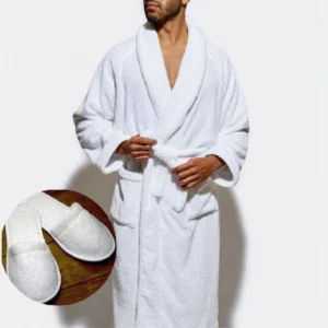 BATHROBE 2 PCS LUXURIOUS EGYPTIAN COTTON COMB FOR MEN