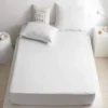 COTTON FITTED SHEET PREMIUM QUALITY WHITE