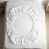 COTTON FITTED SHEET PREMIUM QUALITY WHITE - Image 2