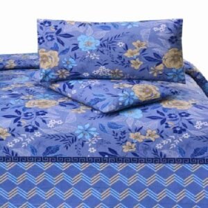 DUCK COTTON 3 PCS DOUBLE BED SHEET KING SIZE