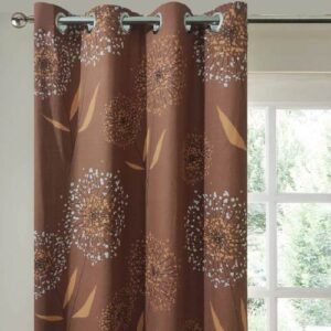 DUCK COTTON CURTAINS PAIR WITH BLACKOUT & SIMPLE LINING OPTION 5.5 X 7.5 FOOT EACH
