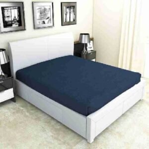 MATTRESS COVER 100% GUARANTED TERRY WATERPROOF BLUE