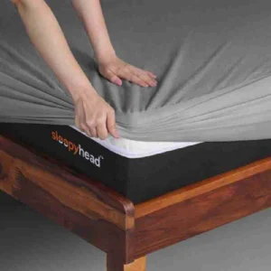 MATTRESS COVER 100% GUARANTED TERRY WATERPROOF GREY