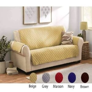 SOFA COAT FINE QUALITY WITH QUILTING BEIGE COLOR