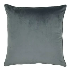 VELVET CUSHION COVER PREMIUM QUALITY 16 X 16 INCHES GREY