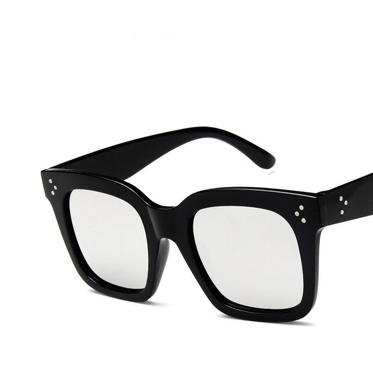 Sunglasses European And American Retro Square Frame Wild Big Frame Sunglasses Sunglasses - Image 4