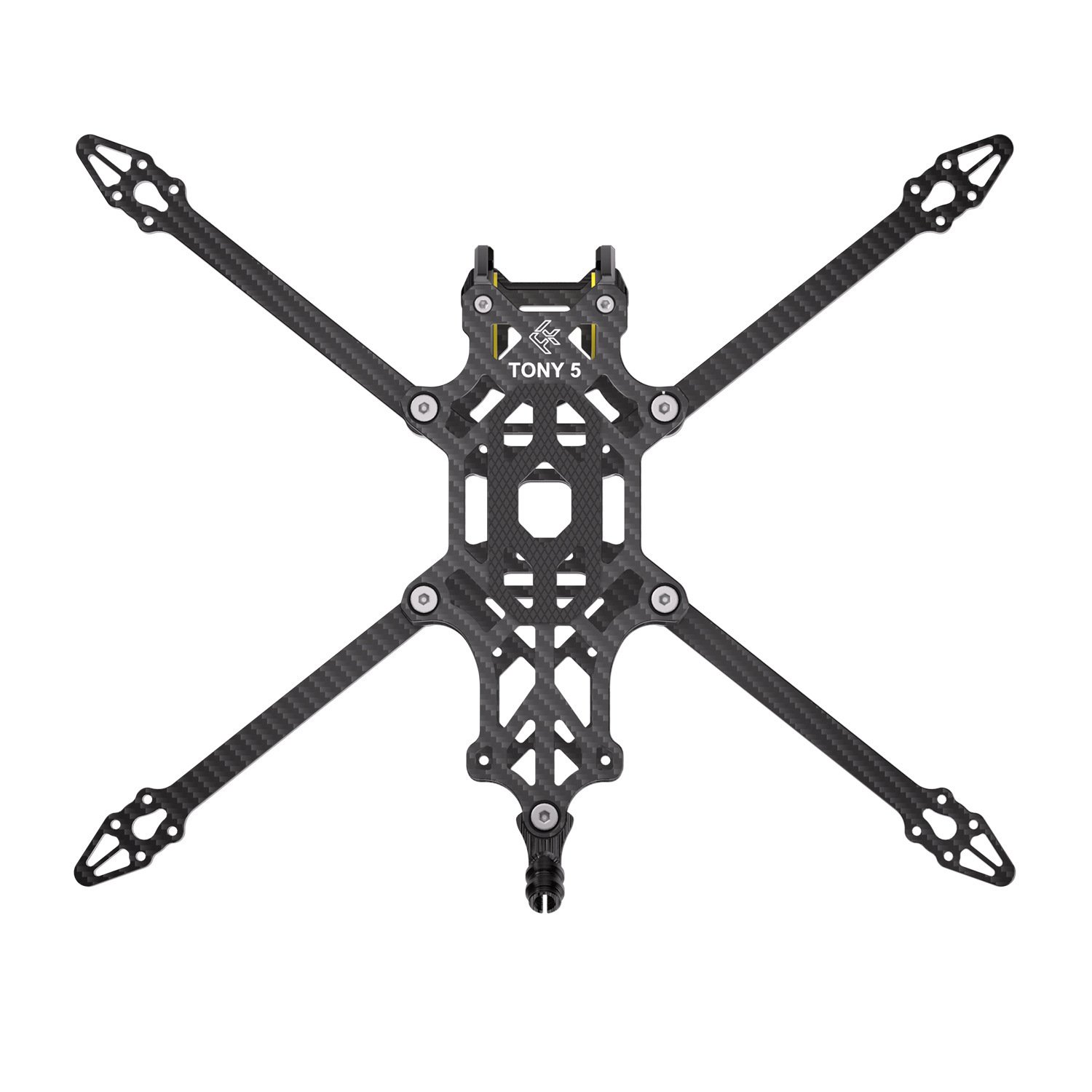 FlyFishnRC Tony 5 Sub250 FPV Freestyle Carbon Brazing Frame - Image 3