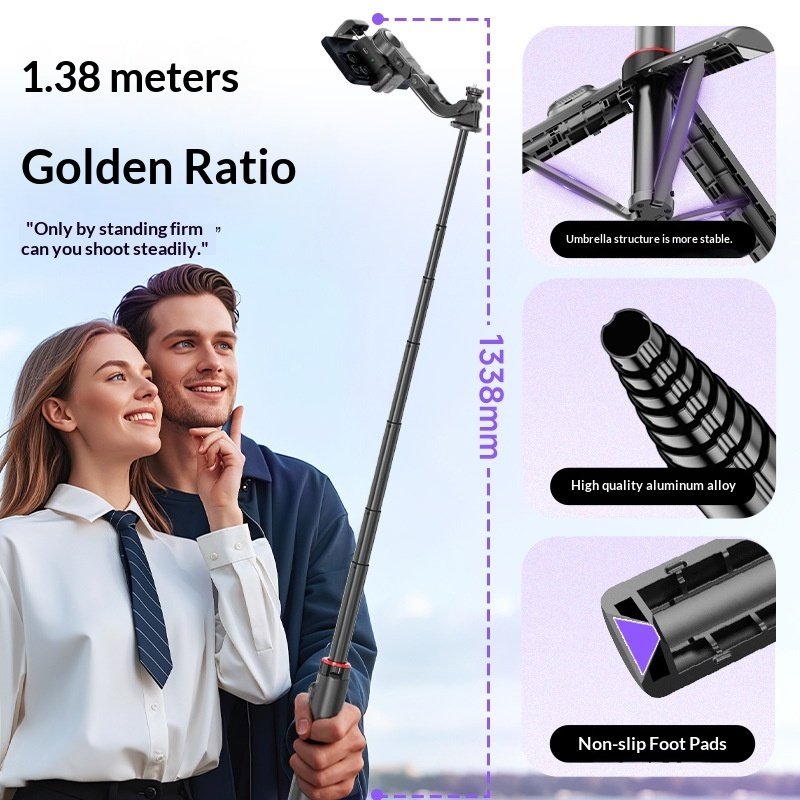 C22 Smartphone Single-Axis Stabilizer With Intelligent AI Face Tracking And Handheld Design - Image 4